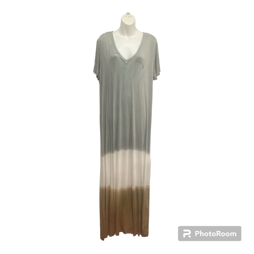 Misslook Tie Dye Colorblock Maxi Dress size XL